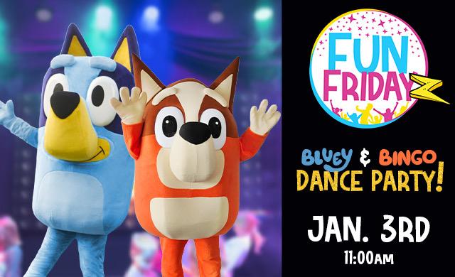 Bluey and Bingo Dance Party at the Fun Place in Clarkston