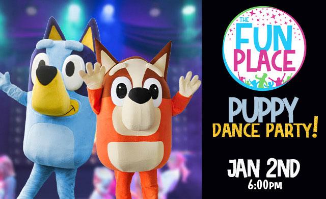 Puppy Dance Party at the Fun Place in Clarkston Michigan