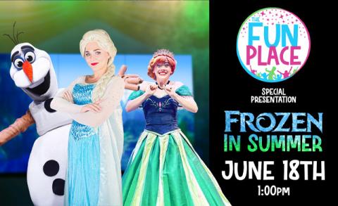 Frozen princess event at the Fun Place on June 18
