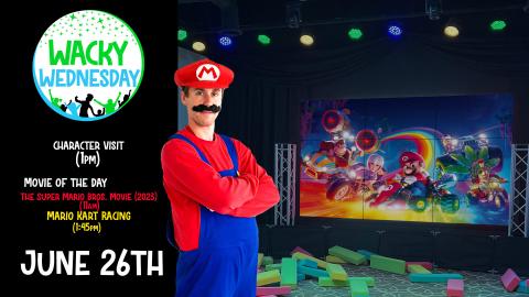 Meet Mario at the Fun Place in Clarkston Michigan
