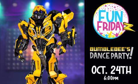 Bumblebee Transformer Dance Party at the Fun Place in Clarkston MI