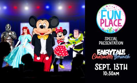 Fairytale Character Brunch for the whole family at the Fun Place