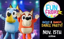 Bluey and Bingo Dance Party at the Fun Place in Clarkston Michigan