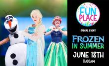 Frozen in Summer princess event at the Fun Place in Clarkston MI